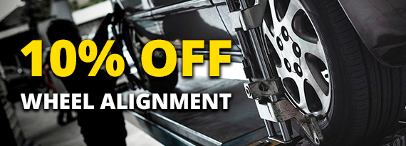 10% Off Wheel Alignment